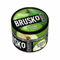 Бестабачная смесь BRUSKO Medium - Зелёное яблоко 50 гр