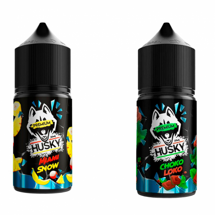 Жидкость Husky Double Ice Salt - Spark Day (Газировка, Манго, Виноград, Лёд) 30 мл (20 мг)