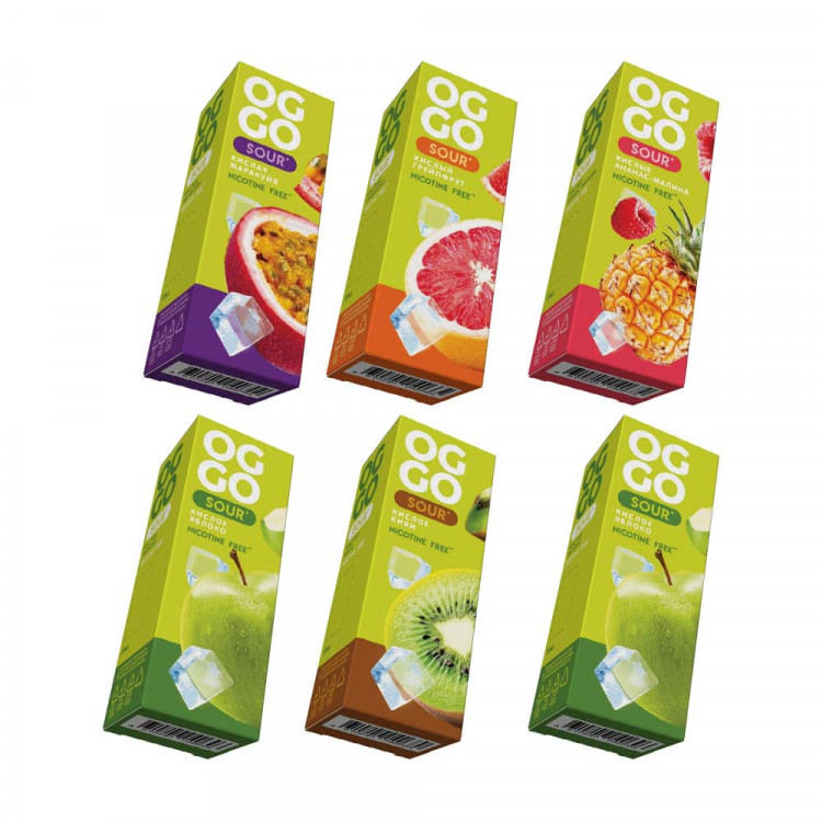 Жидкость OGGO SOUR Salt - Киви 30 мл (20 мг)