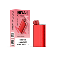 (М) Одноразовая электронная сигарета Inflave Power 9000 - Спелая малина