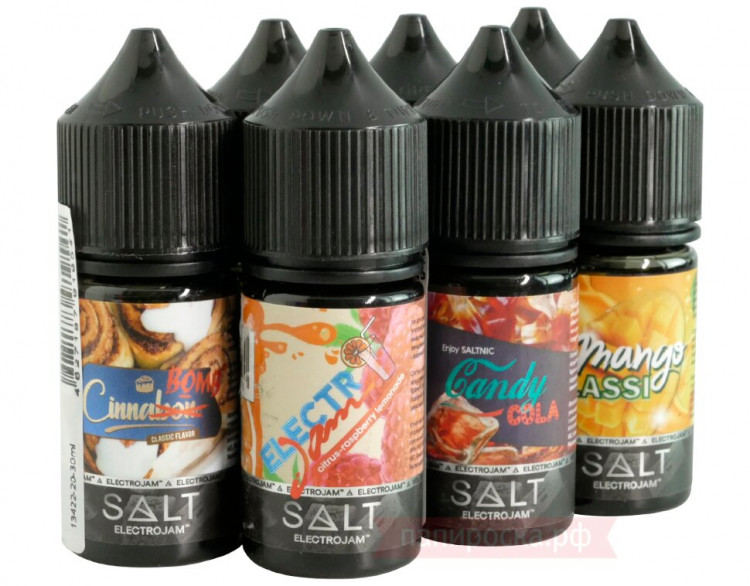 Жидкость Electrojam Salt - Peach & Pear Bubblegum (Персиково-грушевая жвачка) 30 мл (20 мг)