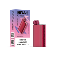 (М) Одноразовая электронная сигарета Inflave Power 9000 - Клюква Мята