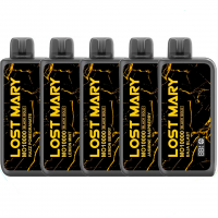 Одноразовая электронная сигарета Lost Mary MO10000 Black Gold Edition - Лимон мята