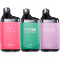 (М) Одноразовая электронная сигарета Foose Ceramic 7000 - Яблоко Персик