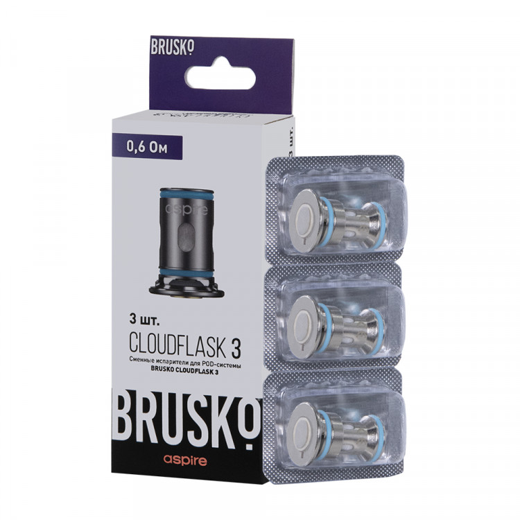 Испаритель BRUSKO CLOUDFLASK 3 0,6 Ом
