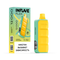 (М) Одноразовая электронная сигарета Inflave Flex 12000 - Кислое Драже
