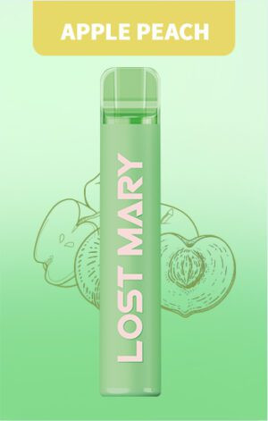 Одноразовая электронная сигарета Lost Mary CM 1500 - Apple Peach (Яблоко Персик)