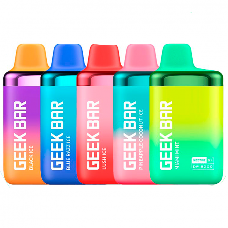 Одноразовая электронная сигарета Geekbar DF8000 - Cola Ice (Кола со льдом)