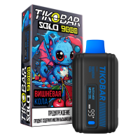 (М) Одноразовая электронная сигарета Tikobar 9000 - Вишневая кола