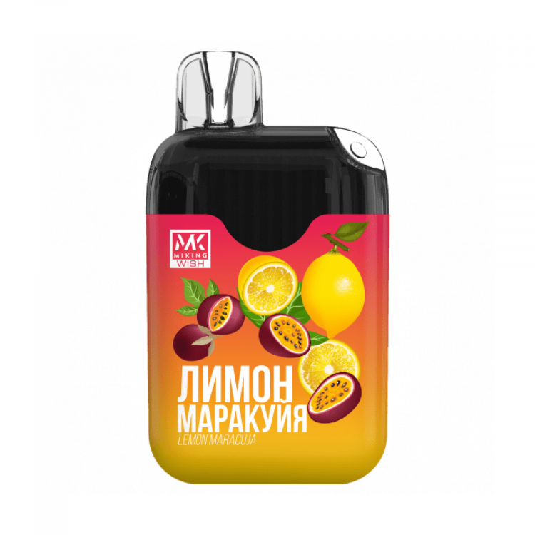Одноразовая электронная сигарета Miking Wish 6000 - Лимон Маракуйя