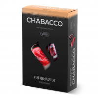Бестабачная смесь Chabacco Medium - Rhubarb Dessert (Ревеневый десерт) 50 гр