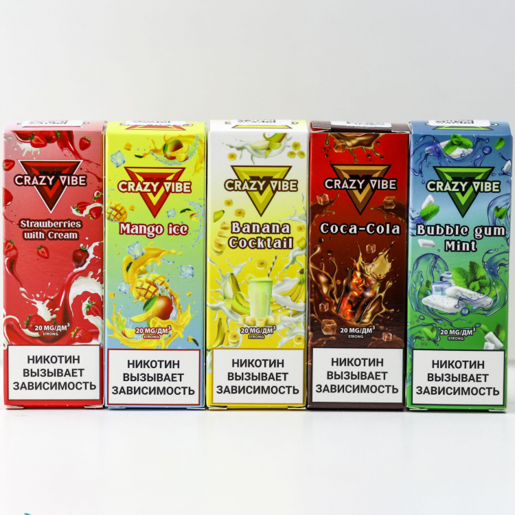 Жидкость Crazy Vibe Strong Salt - Apple caramel 30 мл (20 Srtong)
