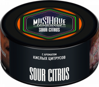 Табак MustHave - Sour Citrus (Кислый цитрус) 125 гр
