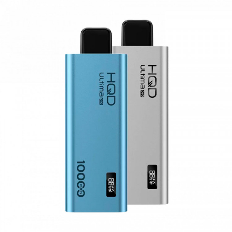 (М) Одноразовая электронная сигарета HQD Ultima Pro 10000 - Кислый Лимонный Леденец