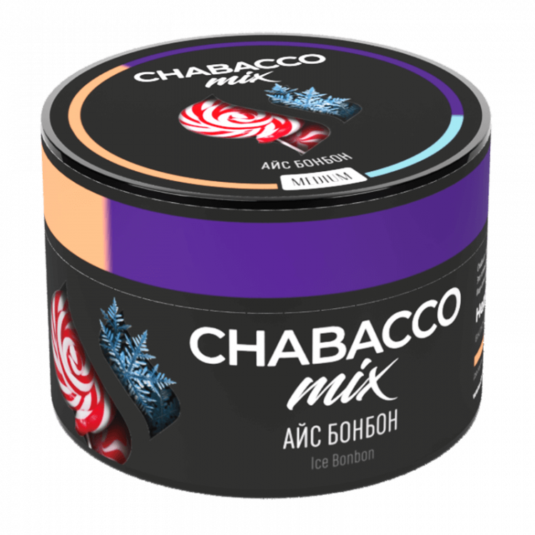 Бестабачная смесь Chabacco Mix MEDIUM 40 гр - Ice Bonbon (Айс Бонбон)