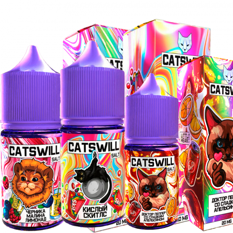 Жидкость Catswill Strong Salt - Виноградная изабелла алоэ 30 мл (20 Strong)