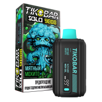 (М) Одноразовая электронная сигарета Tikobar 9000 - Мятный мохито