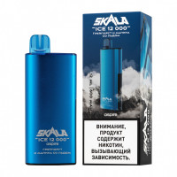 (М) Одноразовая электронная сигарета Skala Ice 12000 - Грейпрут и малина со льдом