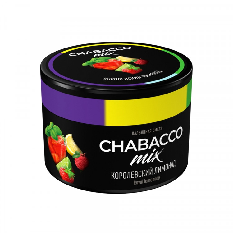 Бестабачная смесь Chabacco Mix MEDIUM 40 гр - Royal lemonade (Королевский лимонад)