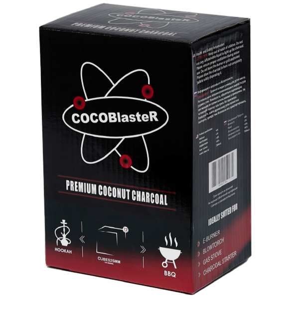 Уголь для кальяна COCOBlasteR 72 шт (25 мм)
