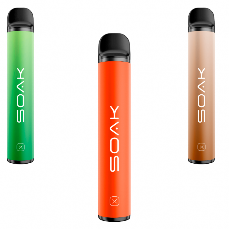 (М) Одноразовая электронная сигарета SOAK X (2200) - Barberry (Барбарис)