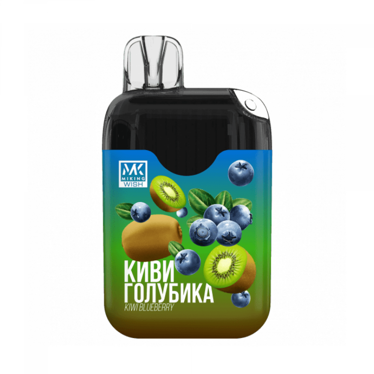 Одноразовая электронная сигарета Miking Wish 6000 - Киви Голубика