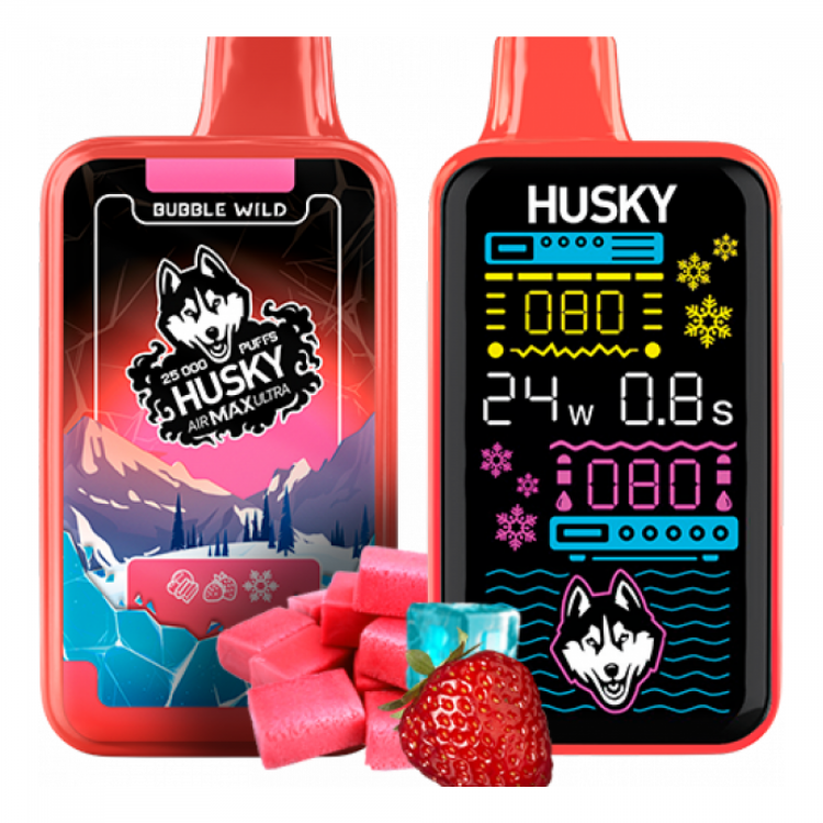 Одноразовая электронная сигарета Husky Airmax Ultra 25000 тяг - Bubble Wild