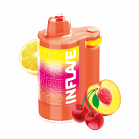 (М) Одноразовая электронная сигарета Inflave Spin 8000 - Вишня Персик Лимон