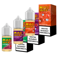 (М) Жидкость Mad juice 2.0 Salt - Охлаждённый Виноград с Клубникой 30 мл (20 мг)