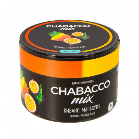 Бестабачная смесь Chabacco Mix MEDIUM 40 гр - Kiwano-passion fruit
